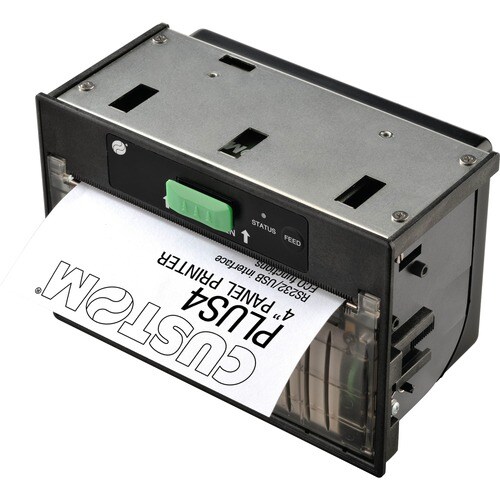 Custom PLUS4 Impressora térmica direta - Monocromático - montagem em painel - Impressão de etiqueta - USB - Série - 104 mm