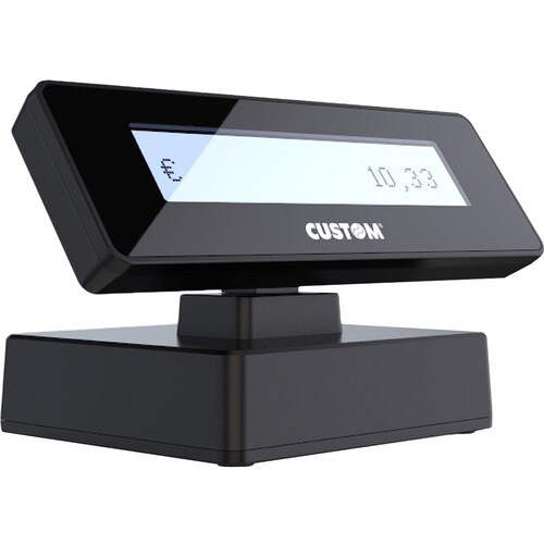 CUSTOMER DISPLAY QD2 SINGLE BLACK