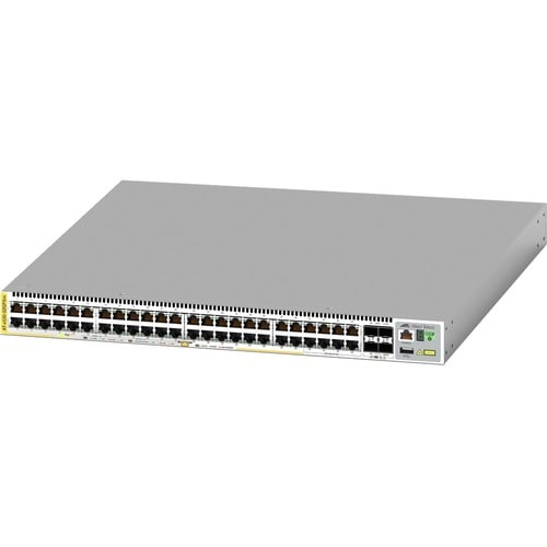 Allied Telesis x530 x530-52GPXm 40 Ports Manageable Layer 3 Switch - 3 Layer Supported - Modular - Optical Fiber, Twisted 