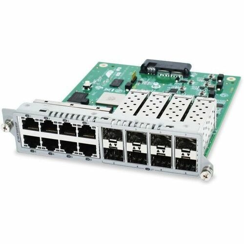 Allied Telesis SFP - 8 x 10baset/100base-tx/1000base-t - TAA Compliant - For Data Networking, Optical Network - Optical Fi