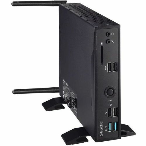 Shuttle XPC slim POS Terminal - Celeron 4205U 1,80 GHz - 4 GB DDR4 SDRAM 120 GB - Wireless LAN Gigabit-Ethernet - USB - Ne