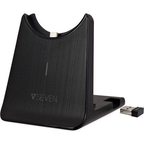 V7 CHCRDL Wired Cradle for Wireless Headset - Charging Capability - USB Type C - Black