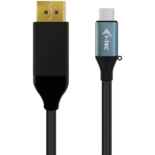 Cavo A/V i-tec - 2 m DisplayPort/USB-C - for Dispositivo audio/video, Computer, Monitor - 1 - Estremità 2: 1 x DisplayPort