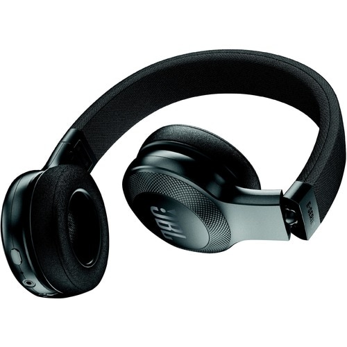 JBL E45BT Wired/Wireless Over-the-head Stereo Headset - White - Binaural - Circumaural - Bluetooth - 32 Ohm - 20 Hz to 20 