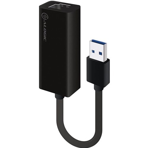 Alogic USB3GE-ADPDF Gigabit Ethernet Card for Computer/Notebook - 10/100/1000Base-T - Portable - USB 3.0 Type A - 1 Port(s