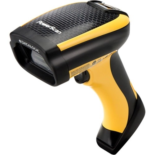 Datalogic PowerScan PBT9501 Handheld Barcode Scanner Kit - Wireless Connectivity - Yellow - 1D, 2D - Imager - Bluetooth