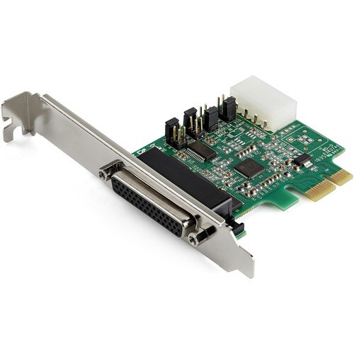 StarTech.com 4-port PCI Express RS232 Serial Adapter Card - PCIe to Serial DB9 RS-232 Controller Card - 16950 UART - Windo