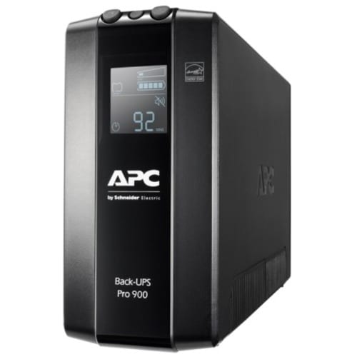 APC by Schneider Electric Back-UPS Pro BR900MI Line-interactive UPS - 900 VA/540 W - Tower - AVR - 12 Hour Recharge - 2.50
