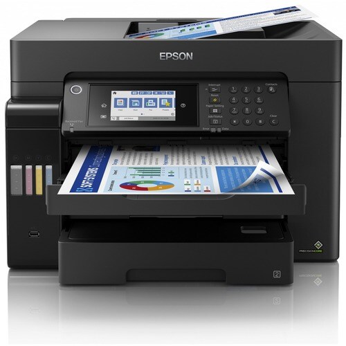 Epson ET-16600 Wireless EcoTank Inkjet Multifunction Printer - Colour - Copier/Fax/Printer/Scanner - 32 ppm Mono/22 ppm Co