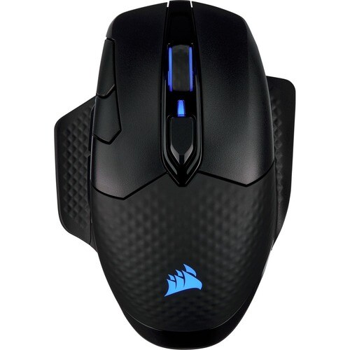 Corsair DARK CORE RGB Gaming Mouse - Optical - Cable/Wireless - Bluetooth - Black - 1 - USB 2.0 Type A - 18000 dpi - Scrol