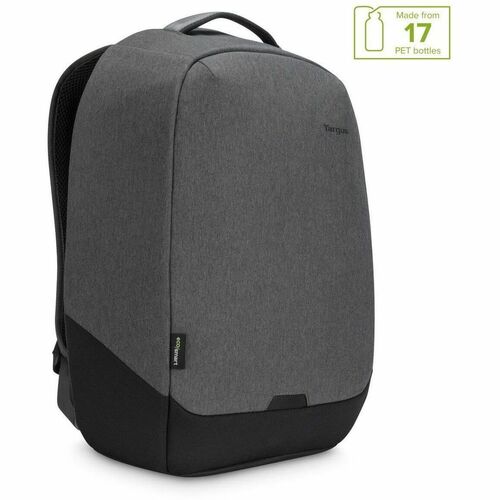 Targus Cypress TBB58802GL Carrying Case (Backpack) for 39.6 cm (15.6") Notebook - Grey - Plastic, Woven Fabric, Mesh Body 