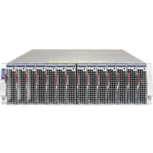 Supermicro MicroBlade MBE-314E-422 Blade Server Case - Rack-mountable - 3U - 4 x 2000 W - Power Supply Installed