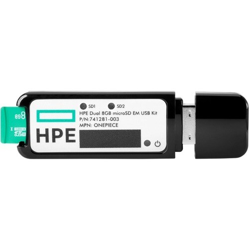 HPE 32GB MicroSD Raid 1 USB Boot Drive