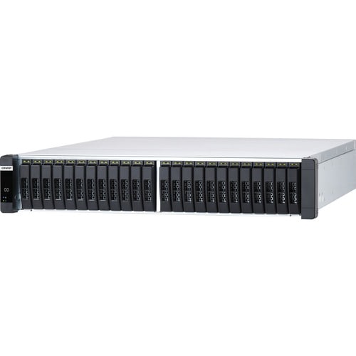 QNAP Enterprise ZFS NAS ES2486DC-2142IT-96G 24 x Gesamtzahl Einschübe SAN/NAS-Speichersystem - 4 GB Größe Flash-Speicher X
