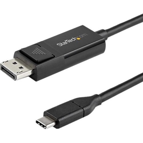 StarTech.com 6ft (2m) USB C to DisplayPort 1.2 Cable 4K 60Hz - Reversible DP to USB-C / USB-C to DP Video Adapter Monitor 