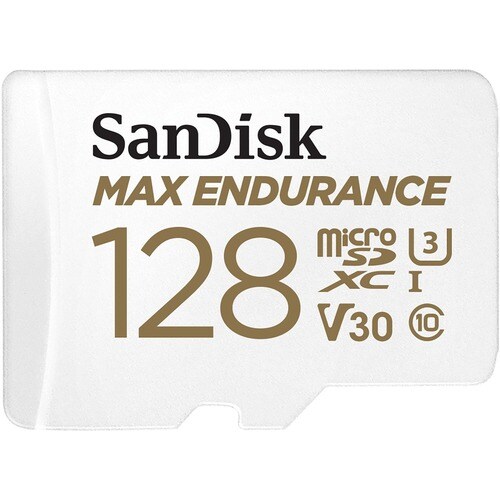 SanDisk MAX ENDURANCE 128 GB microSD - 100 MB/s Lesegeschwindigkeit