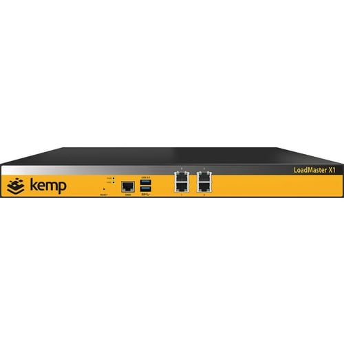 Kemp LoadMaster LM-X1 Server Load Balancer - 4 RJ-45 - Gigabit Ethernet - 1 Gbit/s Throughput - Manageable - 4 GB Standard