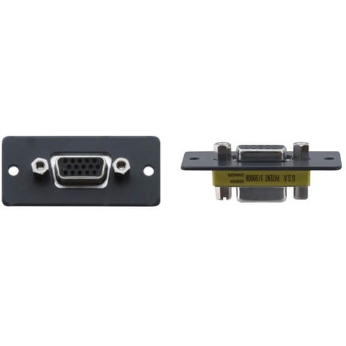 Kramer WX-2F(W) Faceplate Insert - 1 x Total Number of Socket(s) - White - 1 x VGA Port(s)for