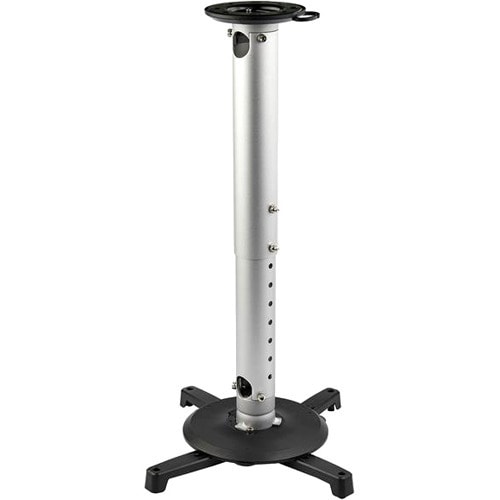 StarTech.com Universal Ceiling Projector Mount - Height Adjustable Hanging Pole Mount 5"-22.7" from Ceiling - 33lb (15kg) 