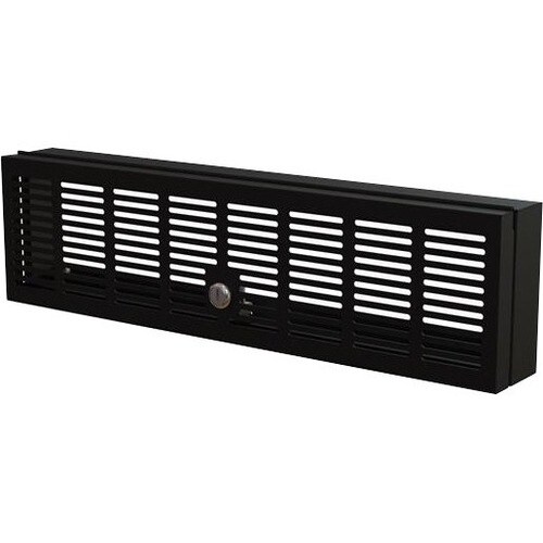 StarTech.com 3U Rack-Mount Security Cover - Hinged - Cold Rolled Steel - Black - 3U Rack Height - 1 Each - 133 mm Height x