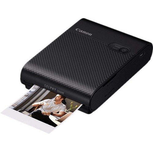 Canon SELPHY QX10 Dye Sublimation Printer - Colour - Photo Print - Portable - Black - 43 Second Photo - Wireless LAN - USB