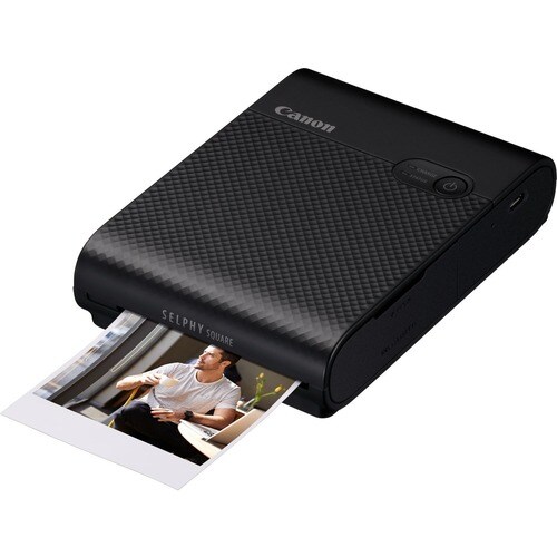 Canon SELPHY QX10 Dye Sublimation Printer - Colour - Photo Print - Portable - Black - 43 Second Photo - Wireless LAN - USB