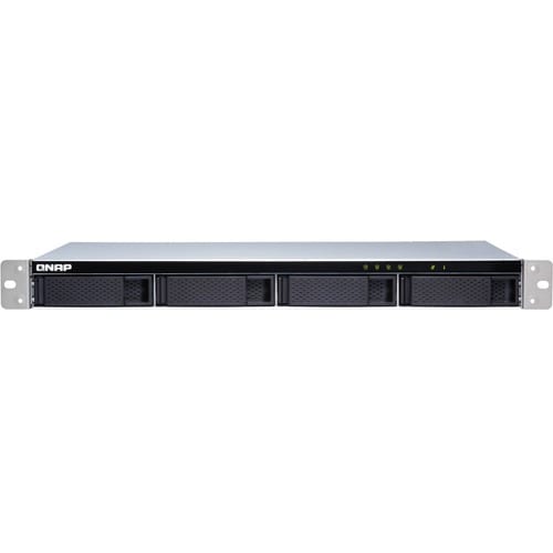 QNAP Drive Enclosure SATA/600 - 1U Rack-mountable - 4 x HDD Supported - 4 x Total Bay