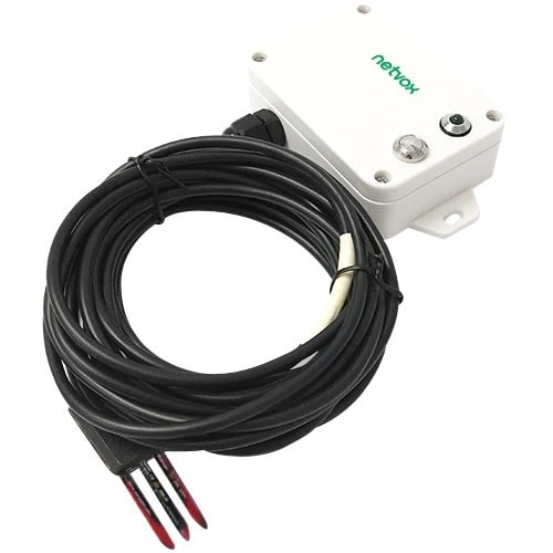 netvox Soil Moisture/Temperature/Electrical Conductivity Sensor - 3.2 cm Height x 8.8 cm Width
