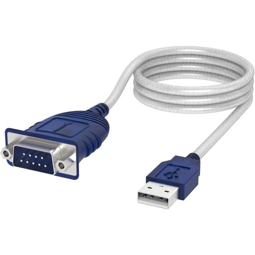 Sabrent USB 2.0 to Serial (9-Pin) DB-9 RS-232 Converter Cable, 6-Feet - 6 ft Serial/USB Data Transfer Cable for PC, MAC, P