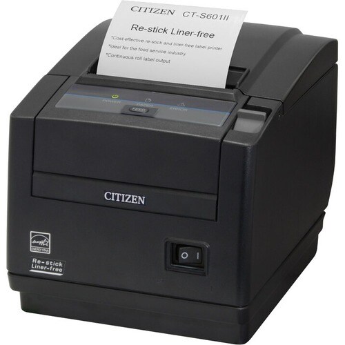 Citizen CT-S601IIR Direct Thermal Printer - Monochrome - Label/Receipt Print - 80 mm (3.15") Print Width - 175 mm/s Mono -