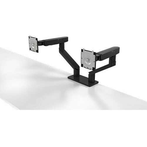 Dell EMC Dell MDA20 Desk Mount for Monitor - Black - 2 Display(s) Supported - 68.6 cm (27") Screen Support - 10 kg Load Ca