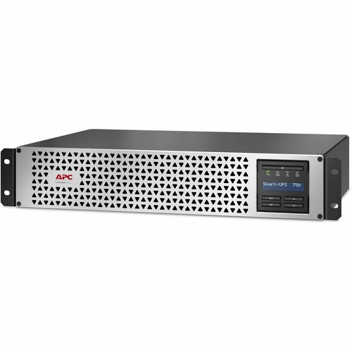 APC by Schneider Electric Smart-UPS Line-interactive UPS - 750 VA/600 W - 2U Rack-mountable - AVR - 3 Hour Recharge - 6 Mi