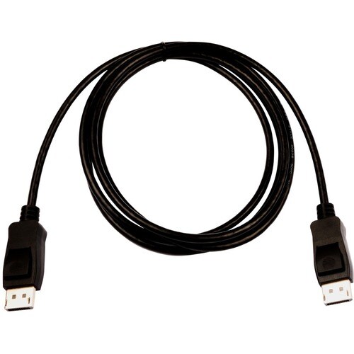 V7 V7DPPRO-2M-BLK 2.01 m DisplayPort A/V Cable - Cable for Audio/Video Device, PC, Monitor, Projector - First End: Display