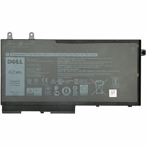 Dell 3-cell 42 Wh Lithium Ion Replacement Battery for Select Laptops - For Notebook - 3500 mAh - 11.4 V
