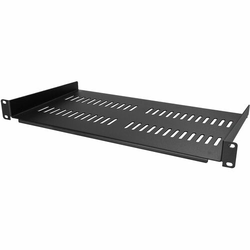 StarTech.com 1U Vented Server Rack Cabinet Shelf - Fixed 10in Deep Cantilever Rackmount Tray for 19" Data/AV/Network Enclo