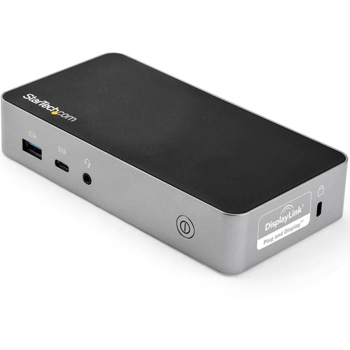 StarTech.com USB-C Dock - Dual Monitor 1080p HDMI Laptop Docking Station - 65W Power Delivery - 1x USB-C, 3x USB-A, GbE - 