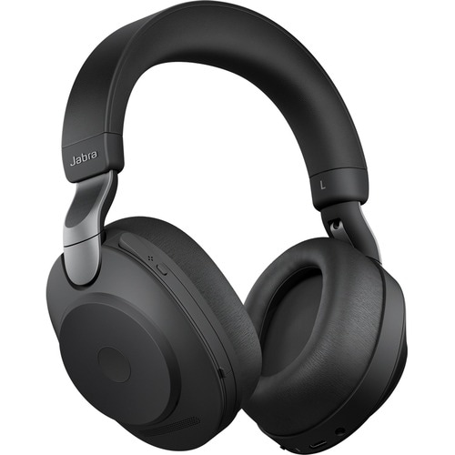 Jabra Evolve2 85 Link380 USB-C MS Stereo Headset inkl. Ladestation - Schwarz - Kabellos - Ohrumschließend - Bluetooth