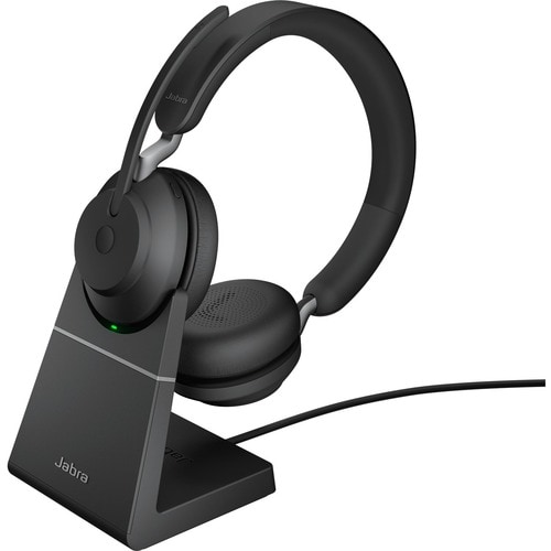 Jabra Evolve2 75 Wireless On-ear Stereo Headset, USB-C, For MS Teams,  Black, Binaural, Ear-cup, 3000 cm, Bluetooth, 20 Hz to 20 kHz, MEMS  Technology Microphone, Noise Cancelling 