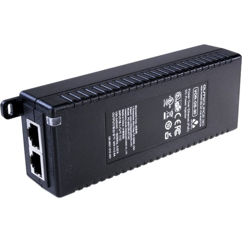 Veracity OUTSOURCE 30 PoE Injector - 120 V AC, 230 V AC Input - 55 V DC Output - 1 x Gigabit Ethernet Input Port(s) - 1 x 