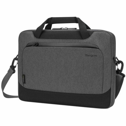 Targus Cypress TBS92602GL Carrying Case (Briefcase) for 35.6 cm (14") Notebook - Grey - Woven Fabric, Plastic Body - Shoul