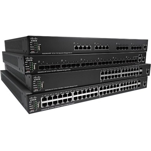 Cisco 350X SG350X-48PV 48 Ports Manageable Ethernet Switch - 3 Layer Supported - Modular - 94.10 W Power Consumption - Twi