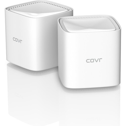 Router wireless D-Link Covr Covr-1102 - Wi-Fi 5 - IEEE 802.11ac - Ethernet - 2,40 GHz ISM band - 5 GHz Banda UNII - 150 MB