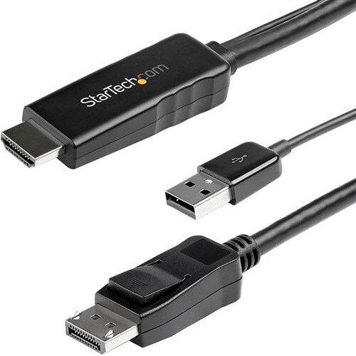 StarTech.com HD2DPMM2M. Kabellänge: 2 m, Anschluss 1: HDMI Typ A (Standard), Anschluss 2: DisplayPort. Gewicht: 120 g, Bre