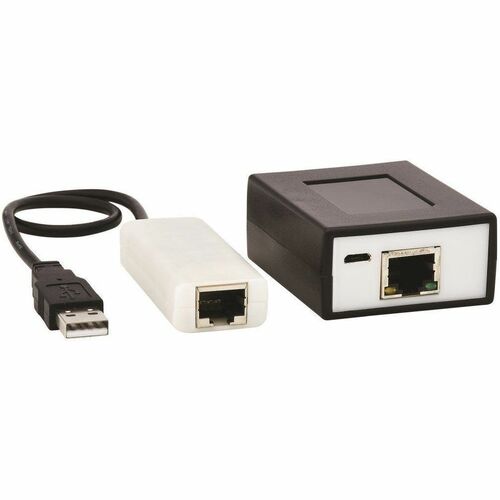 Eaton Tripp Lite Series 4-Port USB over Cat5/Cat6 Extender Kit with Power over Cable - USB 2.0, Up to 164.04 ft. (50M), Bl