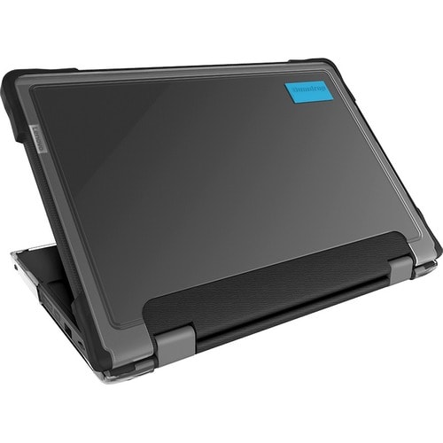 Gumdrop SlimTech for Lenovo 300e Chromebook (2nd Gen, Intel) - For Lenovo Chromebook - Textured Grip - Transparent, Black 
