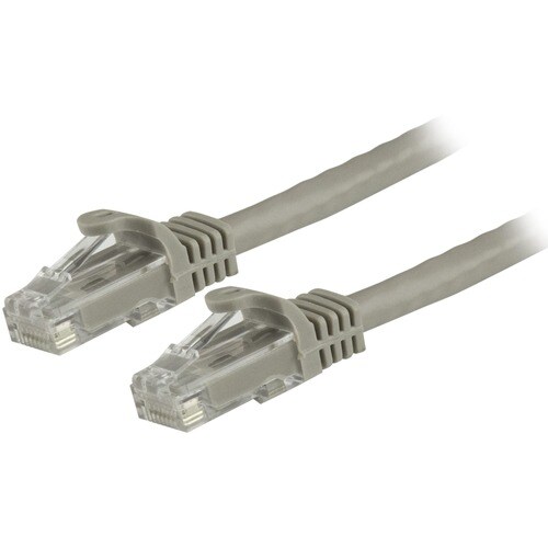 StarTech.com 1.5m CAT6 Ethernet Cable - Grey Snagless Gigabit - 100W PoE UTP 650MHz Category 6 Patch Cord UL Certified Wir