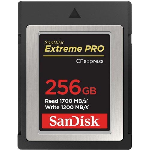 SDCFEXPRESS 256GB EXTREME PRO 1700MB/S R 1200MB/S W 4X6