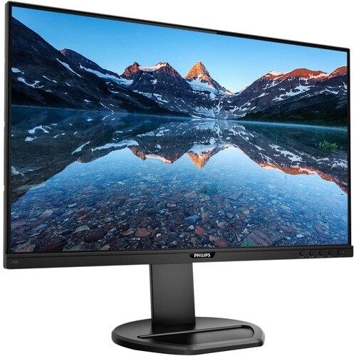 Philips 243B9 24" Class Full HD LCD Monitor - 16:9 - Textured Black - 60.5 cm (23.8") Viewable - In-plane Switching (IPS) 