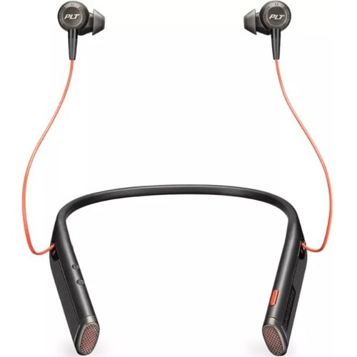 Plantronics Voyager B6200 UC Earset - Stereo - Wireless - Bluetooth - 98.4 ft - 20 Hz - 20 kHz - Earbud, Behind-the-neck -