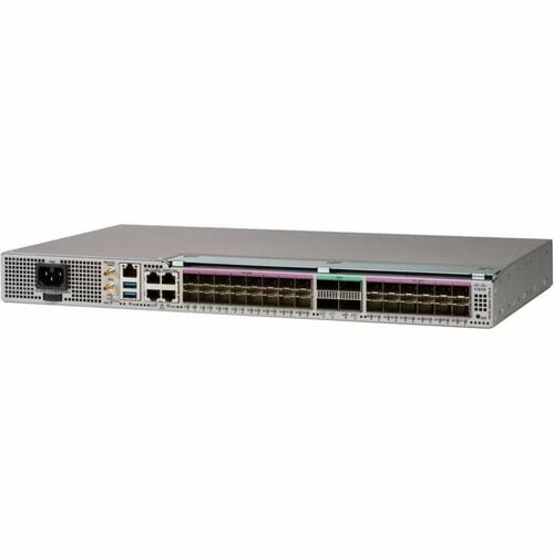 Cisco 540 N540X-12Z16G-SYS-A Router - 4 Portas - 4 RJ-45 Port(s) - 24 SFP (mini-GBIC) Slots - 8 GB - Ethernet de 10 Gigabi